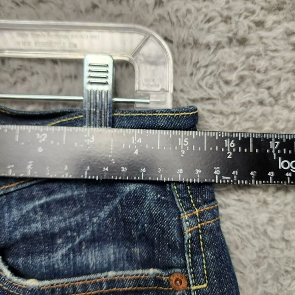 Lucky Brand Jeans Womens 27 Petite Easy Rider Stretch Relaxed Fit Faded Mid Rise - Picture 5 of 15